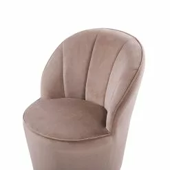 Beliani Sillón De Terciopelo Beige ALBY 18 Beliani Sillón De Terciopelo Beige ALBY -Sillas Ventas undef src sa picid 780888 type whitesh image scaled