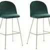 Beliani Conjunto De 2 Sillas De Bar De Terciopelo Verde Esmeralda/dorado ARCOLA -Sillas Ventas undef src sa picid 780929 type whitesh image
