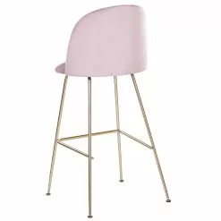 Beliani Conjunto De 2 Sillas De Bar De Terciopelo Rosa/dorado ARCOLA -Sillas Ventas undef src sa picid 780945 type whitesh image scaled