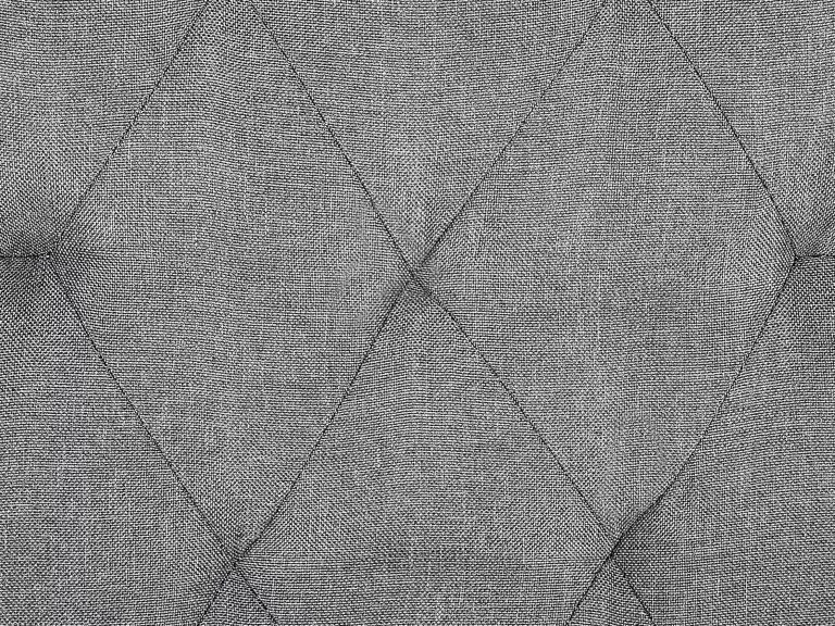 Beliani Conjunto De 2 Sillas De Comedor De Poliéster Gris/negro SHIRLEY - Imagen 8