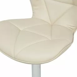 Beliani Conjunto De 2 Taburetes De Bar En Piel Sintética Beige VALETTA -Sillas Ventas undef src sa picid 782073 type whitesh image scaled