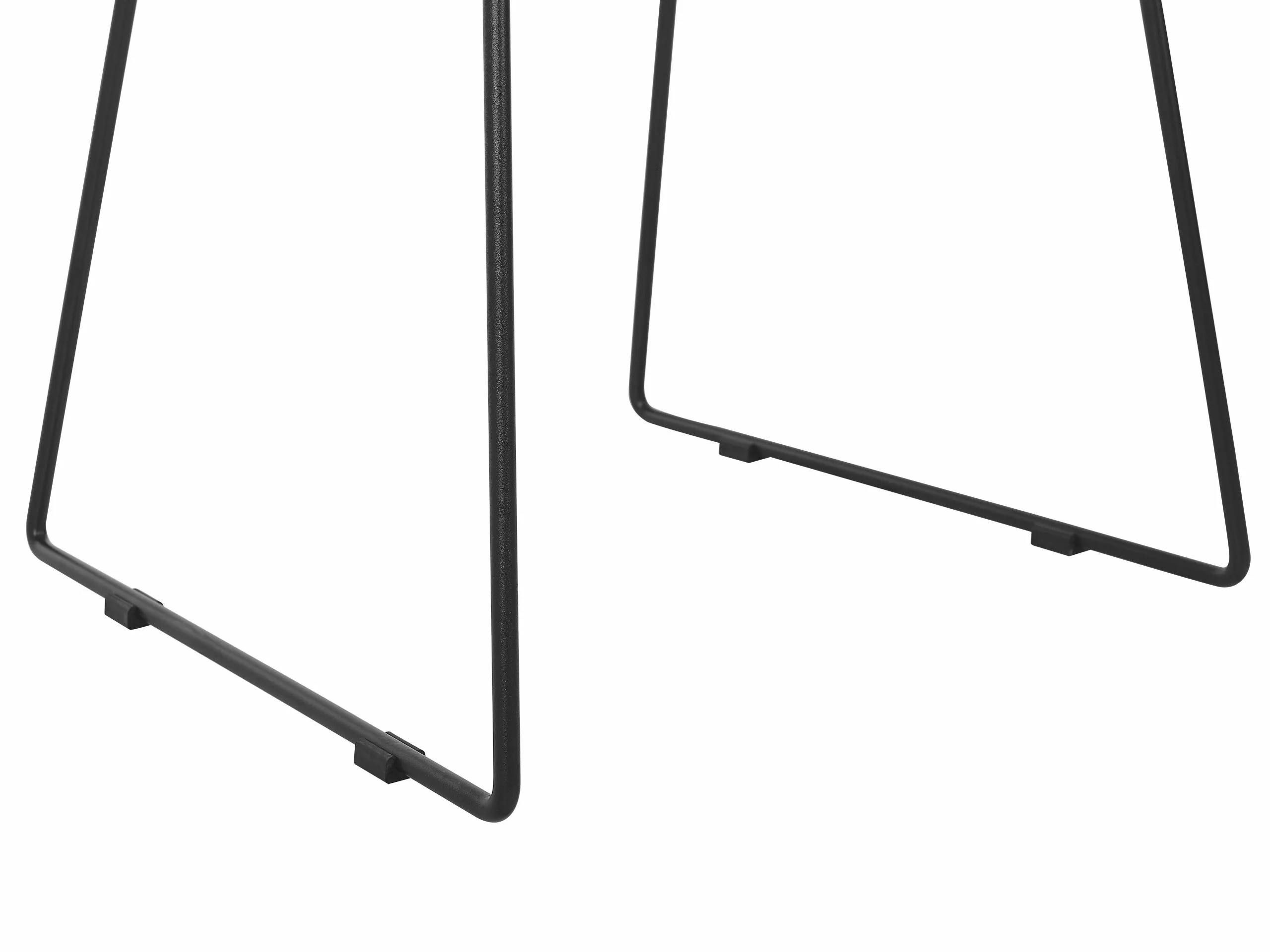 Beliani Conjunto De 2 Sillas De Comedor Amarillo/negro SYLVA - Imagen 7