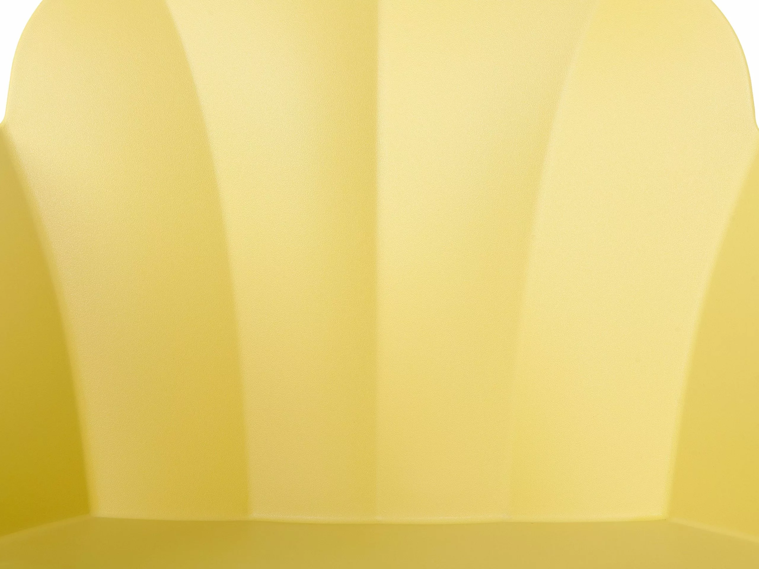 Beliani Conjunto De 2 Sillas De Comedor Amarillo/negro SYLVA - Imagen 8