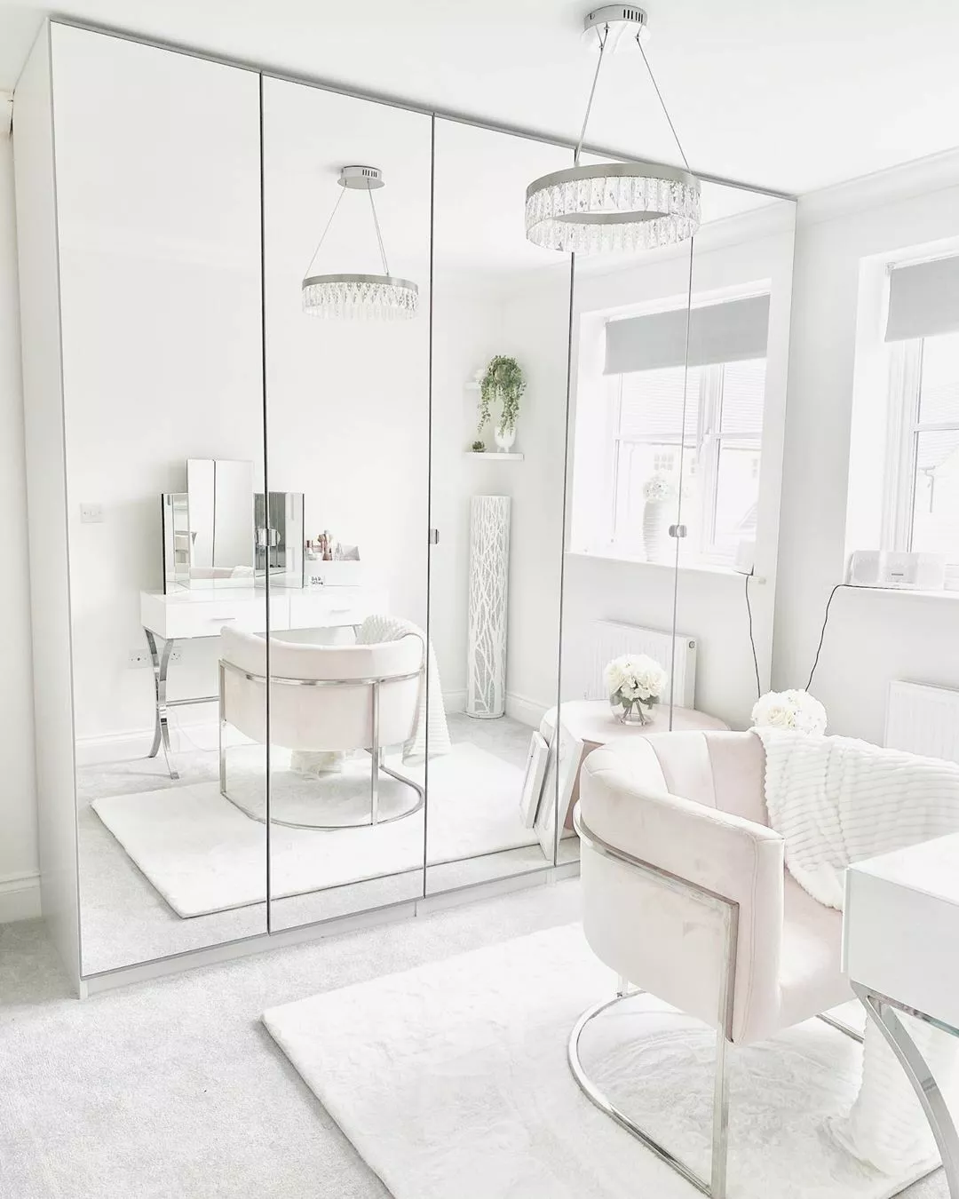 Beliani Sillón De Terciopelo Rosa LARVIK - Imagen 3