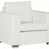 Beliani Sillón De Piel Blanco HELSINKI 2 Beliani Sillón De Piel Blanco HELSINKI -Sillas Ventas undef src sa picid 784557 type whitesh image