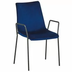 Beliani Conjunto De 2 Sillas De Comedor De Terciopelo Azul Oscuro/negro JEFFERSON 15 Beliani Conjunto De 2 Sillas De Comedor De Terciopelo Azul Oscuro/negro JEFFERSON -Sillas Ventas undef src sa picid 788548 type whitesh image scaled