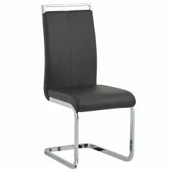 Beliani Conjunto De 2 Sillas De Comedor De Piel Sintética Negro/plateado GREEDIN 14 Beliani Conjunto De 2 Sillas De Comedor De Piel Sintética Negro/plateado GREEDIN -Sillas Ventas undef src sa picid 790055 type whitesh image scaled