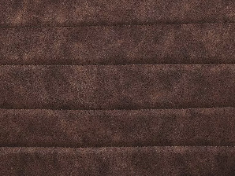 Beliani Conjunto De 2 Sillas De Comedor De Piel Sintética Marrón/negro BUFORD - Imagen 8