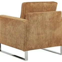 Beliani Sillón De Pana Marrón Claro VIND 16 Beliani Sillón De Pana Marrón Claro VIND -Sillas Ventas undef src sa picid 791383 type whitesh image scaled