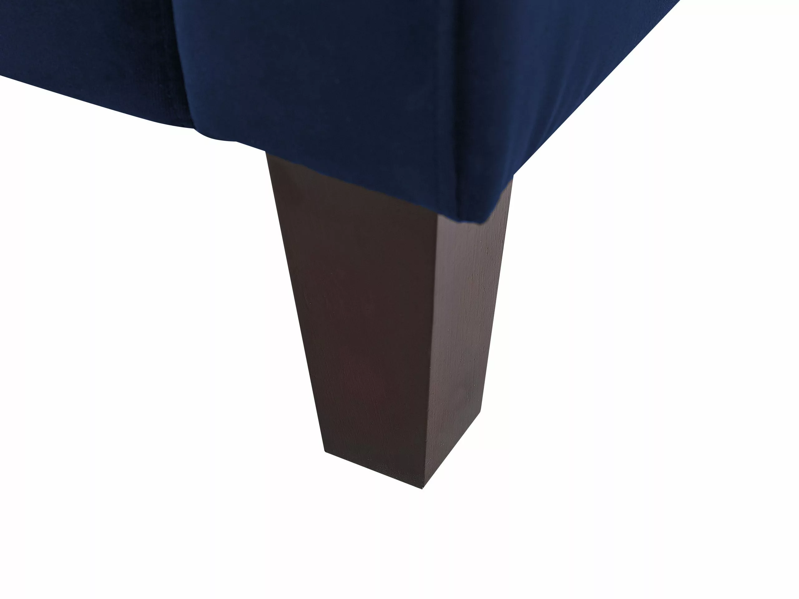 Beliani Sillón Reclinable De Terciopelo Azul Marino/madera Oscura EGERSUND 12 Beliani Sillón Reclinable De Terciopelo Azul Marino/madera Oscura EGERSUND - Imagen 10