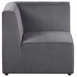 Beliani Módulo Esquinero De Pana Gris LEMVIG -Sillas Ventas undef src sa picid 794820 type whitesh image scaled