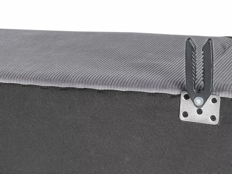 Beliani Módulo Esquinero De Pana Gris LEMVIG - Imagen 8