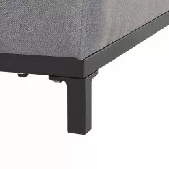 Beliani Conjunto De 2 Sillones De Poliéster Gris/negro ROVIGO -Sillas Ventas undef src sa picid 795308 type whitesh image scaled