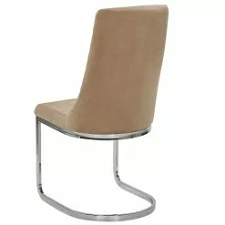 Beliani Conjunto De 2 Sillas De Terciopelo Beige/plateado ALTOONA -Sillas Ventas undef src sa picid 795737 type whitesh image scaled
