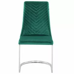 Beliani Conjunto De 2 Sillas De Terciopelo Verde Esmeralda/plateado ALTOONA -Sillas Ventas undef src sa picid 795758 type whitesh image scaled