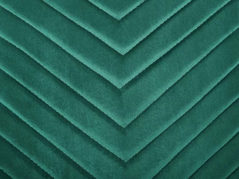 Beliani Conjunto De 2 Sillas De Terciopelo Verde Esmeralda/plateado ALTOONA - Imagen 8