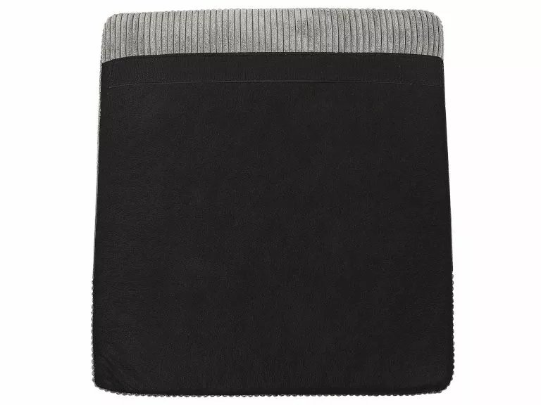 Beliani Sillón De Pana Gris VIND - Imagen 10