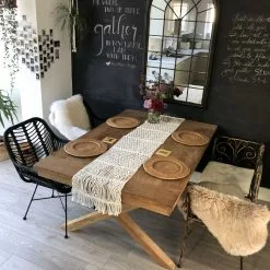 Beliani Silla De Comedor De Ratán Negro CANORA -Sillas Ventas undef src sa picid 800491 type whitesh image scaled