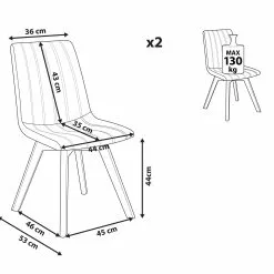 Beliani Conjunto De 2 Sillas De Poliéster Beige Arena/madera Oscura CALGARY 21 Beliani Conjunto De 2 Sillas De Poliéster Beige Arena/madera Oscura CALGARY -Sillas Ventas undef src sa picid 805484 type whitesh image scaled