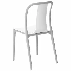 Beliani Conjunto De 6 Sillas De Jardín Blanco/gris Claro SPEZIA -Sillas Ventas undef src sa picid 808246 type whitesh image scaled