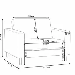Beliani Sillón De Piel Negra SAVALEN -Sillas Ventas undef src sa picid 810015 type whitesh image scaled