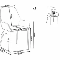 Beliani Conjunto De 2 Sillas De Comedor De Pana Rosa/negro LOVERNA 19 Beliani Conjunto De 2 Sillas De Comedor De Pana Rosa/negro LOVERNA -Sillas Ventas undef src sa picid 816770 type whitesh image scaled
