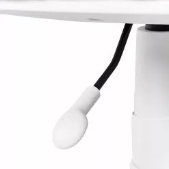 Beliani Silla De Oficina De Poliéster Rosa/blanco MARGUERITE -Sillas Ventas undef src sa picid 817879 type whitesh image scaled