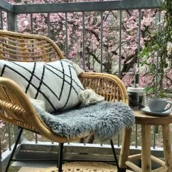 Beliani Silla De Comedor De Ratán Beige/natural/negro CANORA -Sillas Ventas undef src sa picid 820519 type whitesh image scaled