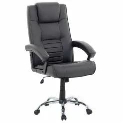 Beliani Silla De Oficina Reclinable De Piel Sintética Negra COMFORT 14 Beliani Silla De Oficina Reclinable De Piel Sintética Negra COMFORT -Sillas Ventas undef src sa picid 823177 type whitesh image scaled