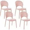 Beliani Conjunto De 4 Sillas De Comedor Rosa Pastel FIUMICINO 1 Beliani Conjunto De 4 Sillas De Comedor Rosa Pastel FIUMICINO -Sillas Ventas undef src sa picid 825362 type whitesh image
