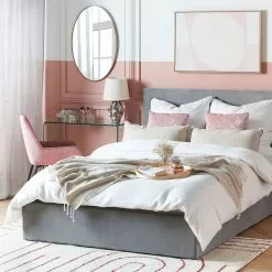 Beliani Conjunto De 2 Sillas De Comedor De Pana Rosa/negro LOVERNA 13 Beliani Conjunto De 2 Sillas De Comedor De Pana Rosa/negro LOVERNA -Sillas Ventas undef src sa picid 827064 type color image scaled