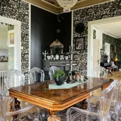 Beliani Conjunto De 2 Sillas De Comedor Transparentes VERMONT II -Sillas Ventas undef src sa picid 827472 type whitesh image