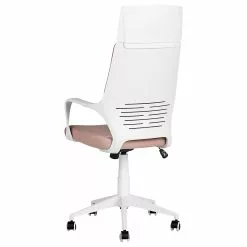 Beliani Silla De Oficina Reclinable De Poliéster Rosa Melocotón/blanco DELIGHT 17 Beliani Silla De Oficina Reclinable De Poliéster Rosa Melocotón/blanco DELIGHT -Sillas Ventas undef src sa picid 834172 type whitesh image scaled