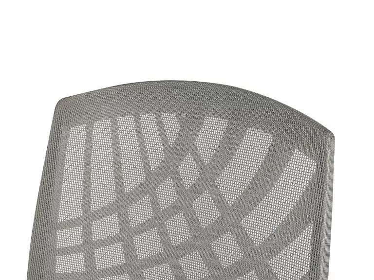 Beliani Silla De Oficina Reclinable De Poliéster Gris BONNY - Imagen 8