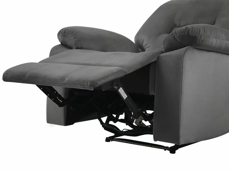 Beliani Sillón LED Reclinable De Terciopelo Gris Oscuro BERGEN 12 Beliani Sillón LED Reclinable De Terciopelo Gris Oscuro BERGEN - Imagen 10