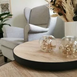 Beliani Sillón De Poliéster Gris/marrón ABSON -Sillas Ventas undef src sa picid 844579 type whitesh image scaled