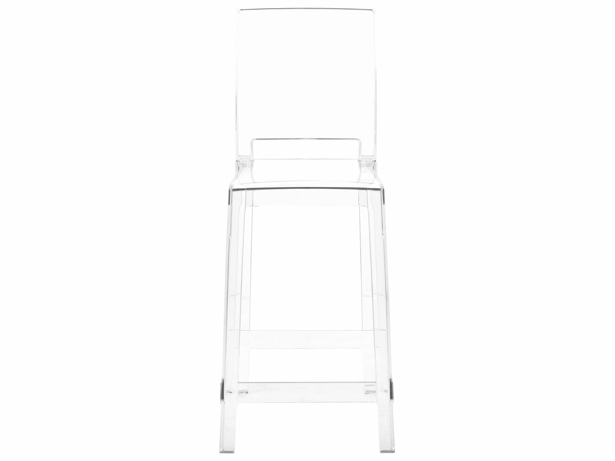 Beliani Conjunto De 2 Sillas De Bar Transparentes WELLINGTON 6 Beliani Conjunto De 2 Sillas De Bar Transparentes WELLINGTON - Imagen 4