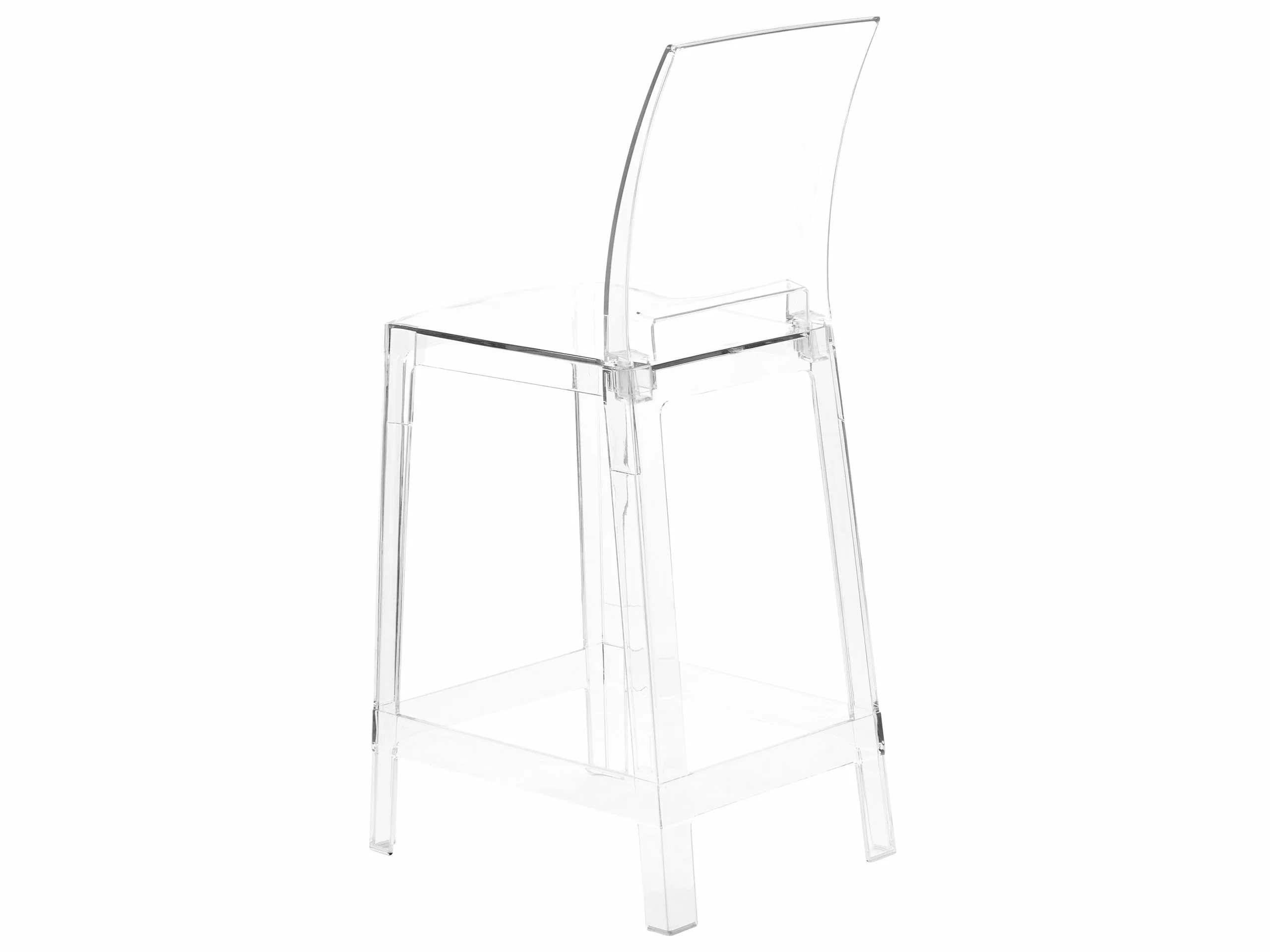 Beliani Conjunto De 2 Sillas De Bar Transparentes WELLINGTON 7 Beliani Conjunto De 2 Sillas De Bar Transparentes WELLINGTON - Imagen 5