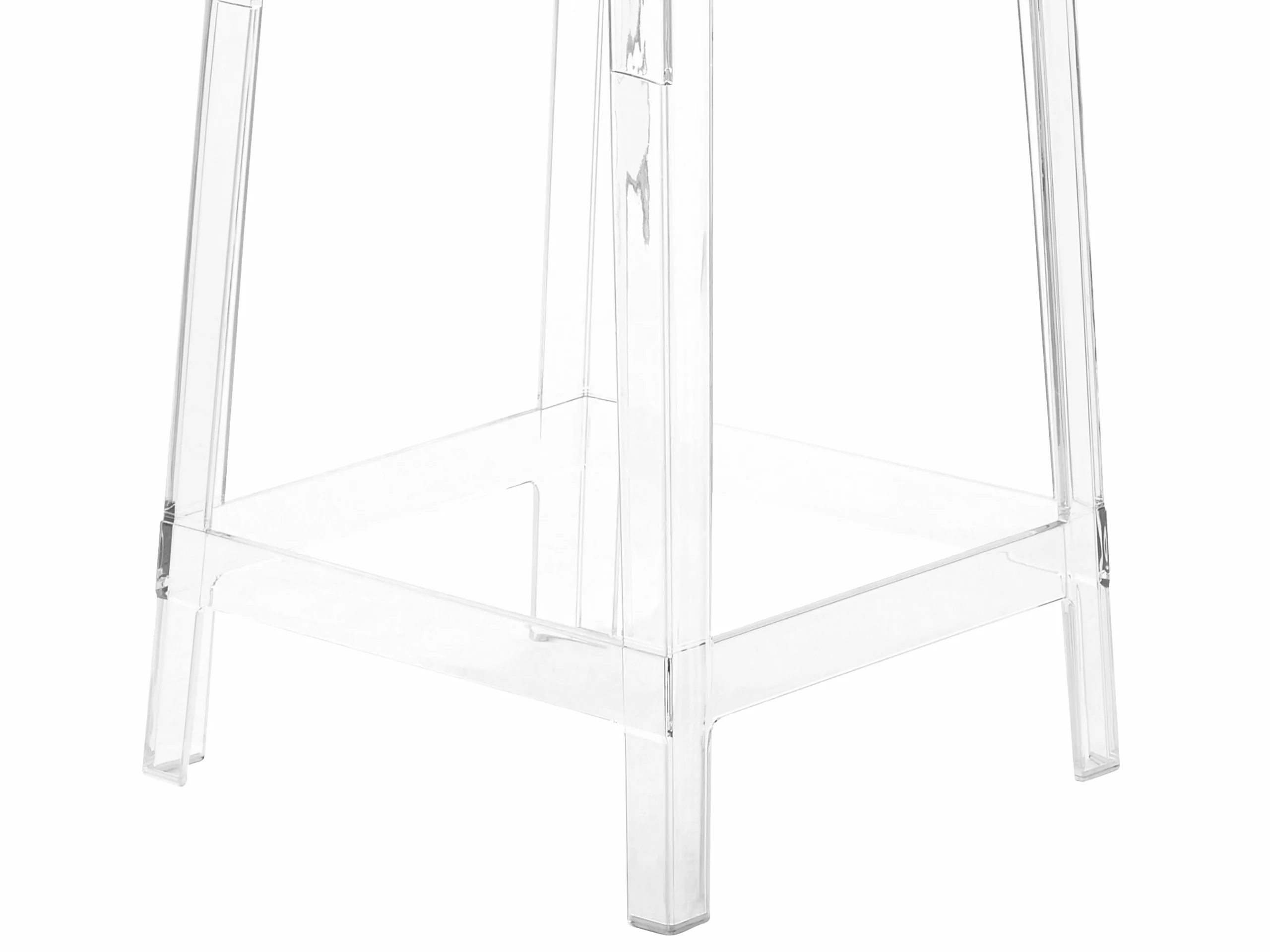 Beliani Conjunto De 2 Sillas De Bar Transparentes WELLINGTON 9 Beliani Conjunto De 2 Sillas De Bar Transparentes WELLINGTON - Imagen 7