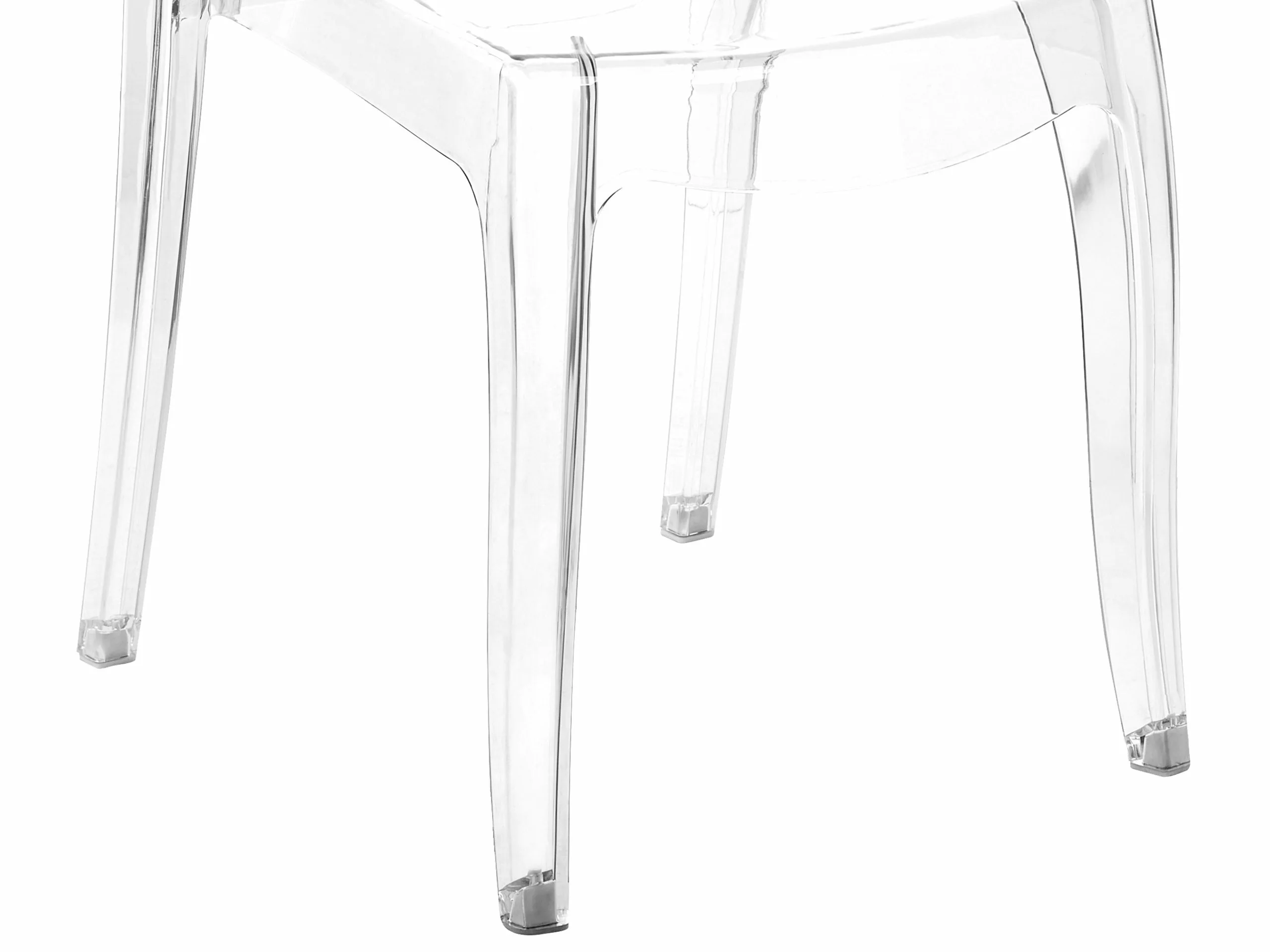 Beliani Conjunto De 2 Sillas Transparentes WESTBRIDGE - Imagen 7