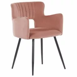 Beliani Conjunto De 2 Sillas De Comedor De Terciopelo Rosa Pastel/negro SANILAC 14 Beliani Conjunto De 2 Sillas De Comedor De Terciopelo Rosa Pastel/negro SANILAC -Sillas Ventas undef src sa picid 847080 type whitesh image scaled