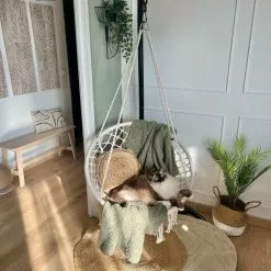 Beliani Soporte Para El Sillón Colgante Negro STAN -Sillas Ventas undef src sa picid 851273 type whitesh image scaled