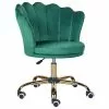 Beliani Silla De Oficina De Terciopelo Verde/dorado/negro MONTICELLO II -Sillas Ventas undef src sa picid 851684 type whitesh image