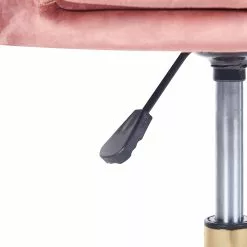 Beliani Silla De Oficina De Terciopelo Rosa/dorado/negro MONTICELLO II -Sillas Ventas undef src sa picid 851729 type whitesh image scaled