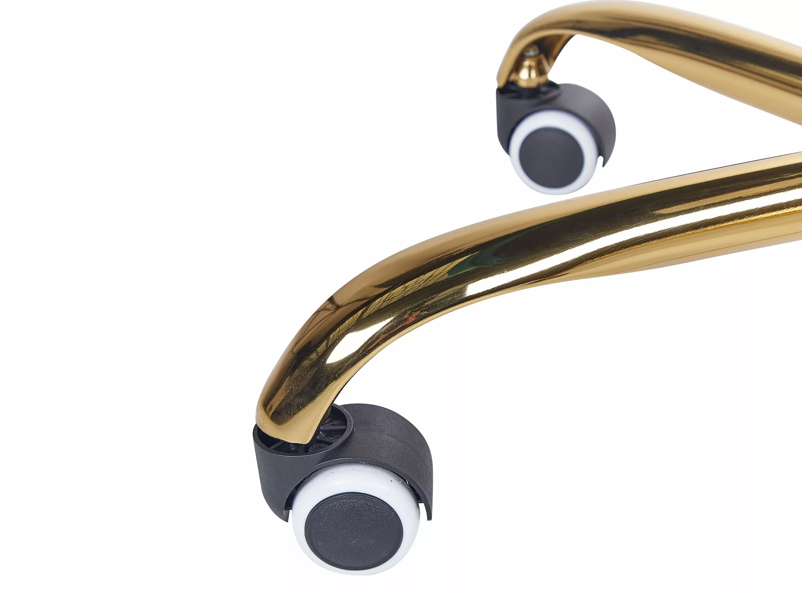 Beliani Silla De Oficina De Terciopelo Rosa/dorado/negro MONTICELLO II - Imagen 9