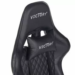 Beliani Silla De Oficina De Piel Sintética Negra VICTORY 20 Beliani Silla De Oficina De Piel Sintética Negra VICTORY -Sillas Ventas undef src sa picid 852094 type whitesh image
