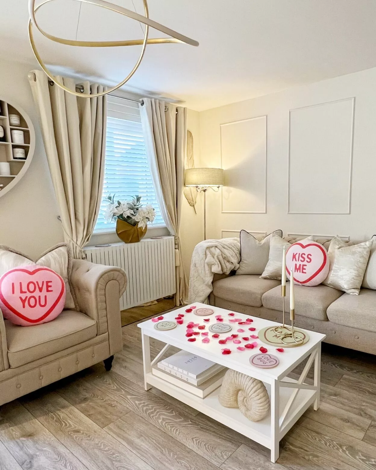 Beliani Sillón Tapizado Beige CHESTERFIELD - Imagen 3